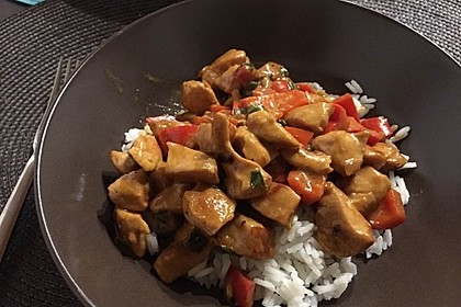 Cremiges Curry-Hühnchen mit Gemüse 13