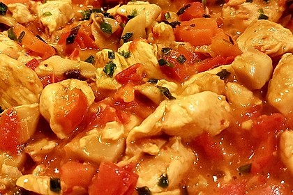 Cremiges Curry-Hühnchen mit Gemüse 15