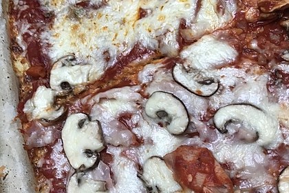 Low Carb Pizzaboden aus Blumenkohl 74