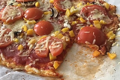 Low Carb Pizzaboden aus Blumenkohl 73