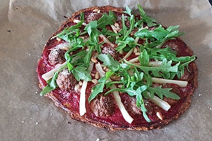 Low Carb Pizzaboden aus Blumenkohl 77