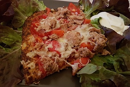 Low Carb Pizzaboden aus Blumenkohl 68