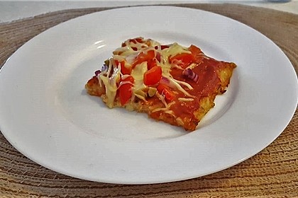 Low Carb Pizzaboden aus Blumenkohl 71