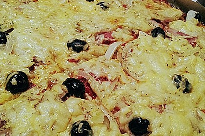 Low Carb Pizzaboden aus Blumenkohl 55