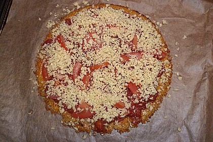 Low Carb Pizzaboden aus Blumenkohl 83