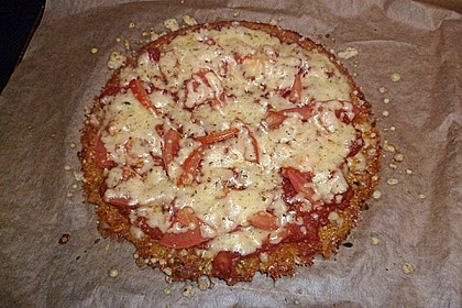 Low Carb Pizzaboden aus Blumenkohl 46