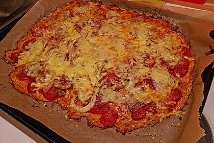 Low Carb Pizzaboden aus Blumenkohl 38