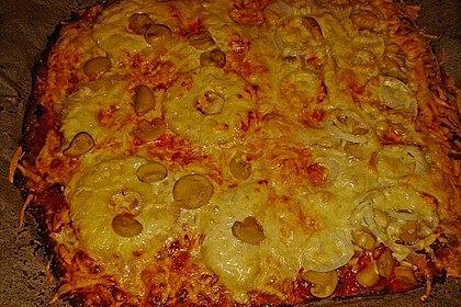 Low Carb Pizzaboden aus Blumenkohl 100