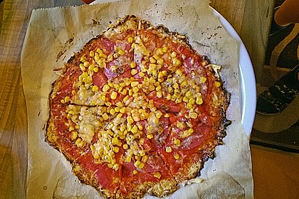 Low Carb Pizzaboden aus Blumenkohl 84
