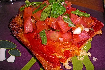 Low Carb Pizzaboden aus Blumenkohl 56