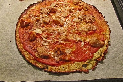 Low Carb Pizzaboden aus Blumenkohl 117