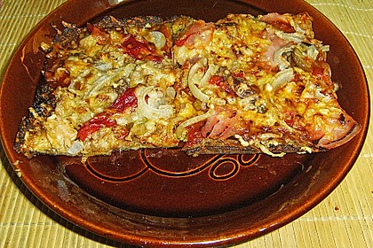 Low Carb Pizzaboden aus Blumenkohl 93