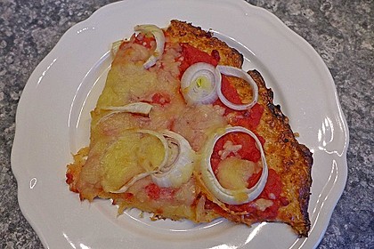 Low Carb Pizzaboden aus Blumenkohl 57