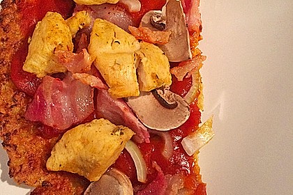 Low Carb Pizzaboden aus Blumenkohl 94