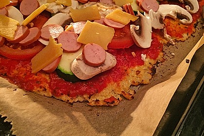 Low Carb Pizzaboden aus Blumenkohl 28