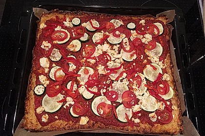 Low Carb Pizzaboden aus Blumenkohl 105