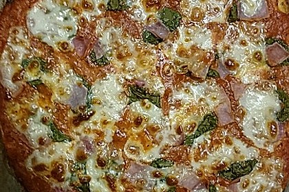 Low Carb Pizzaboden aus Blumenkohl 30