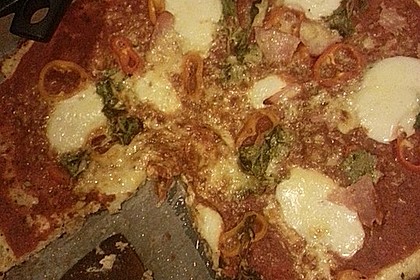 Low Carb Pizzaboden aus Blumenkohl 123
