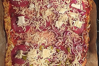 Low Carb Pizzaboden aus Blumenkohl 116