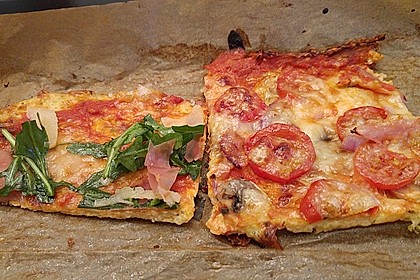 Low Carb Pizzaboden aus Blumenkohl 33