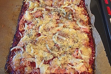 Low Carb Pizzaboden aus Blumenkohl 54