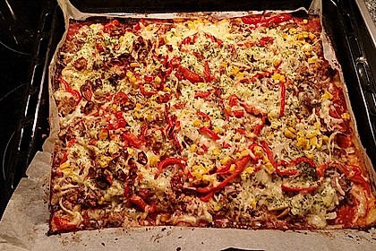 Low Carb Pizzaboden aus Blumenkohl 62
