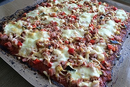 Low Carb Pizzaboden aus Blumenkohl 92