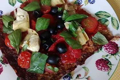 Low Carb Pizzaboden aus Blumenkohl 32