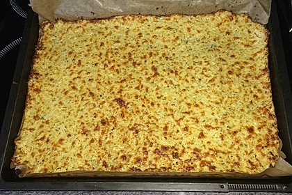 Low Carb Pizzaboden aus Blumenkohl 66