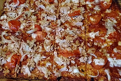 Low Carb Pizzaboden aus Blumenkohl 69