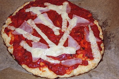 Low Carb Pizzaboden aus Blumenkohl 68