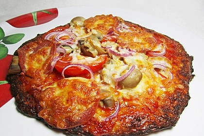 Low Carb Pizzaboden aus Blumenkohl 122