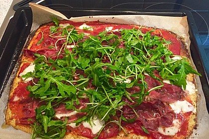 Low Carb Pizzaboden aus Blumenkohl 64