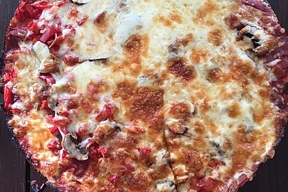 Low Carb Pizzaboden aus Blumenkohl 65