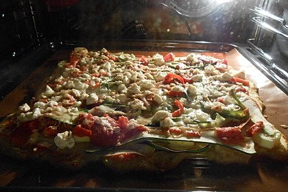 Low Carb Pizzaboden aus Blumenkohl 36