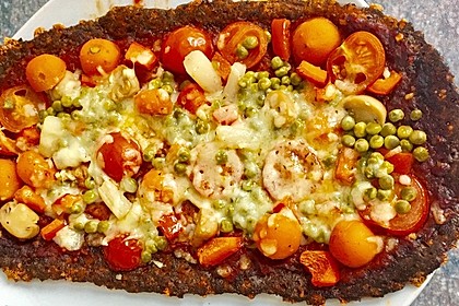 Low Carb Pizzaboden aus Blumenkohl 80