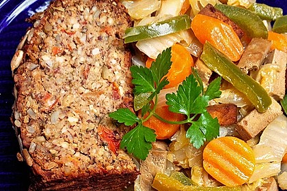 Nussbraten (mit Tomaten) 1