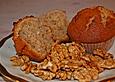 Vier Nuss-Muffin