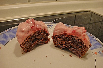 Schokotörtchen mit Himbeer-Mascarpone Creme 9
