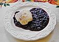 Blueberry Cobbler mit Zimt-Zucker Biskuits