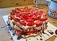 Erdbeer-Japonaise-Torte