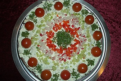 Schwarzbrottorte