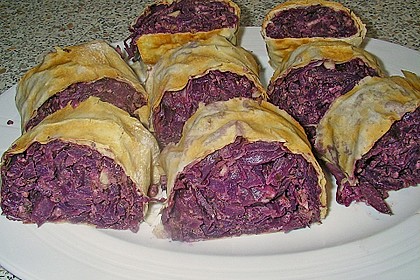 Rotkraut-Strudel 3