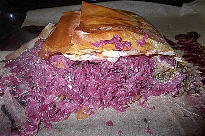 Rotkraut-Strudel 5