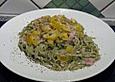 Schnelle Tagliatelle mit Schinken