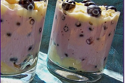 Blaubeerdessert