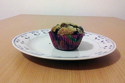 Heidelbeer- und Schokoladenmuffins mit Joghurt