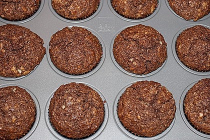 Heidelbeer- und Schokoladenmuffins mit Joghurt 7