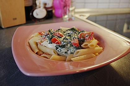 Gnocchi in Spinat-Frischk&auml;se-So&szlig;e 2