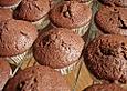 Extraschokoladige Vollkorn-Schokomuffins
